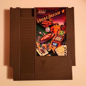 Original 1985 Nintendo Game Vegas Dream Cleaned & Tested